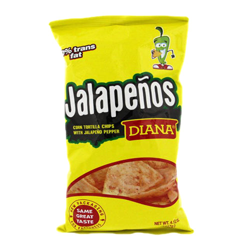 Diana Jalapeños Corn Tortilla Chips 4.12oz Beneprice Market