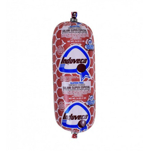 Salami super especial Induveca Gluten Free 16oz Beneprice Market